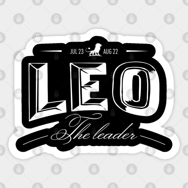 Leo Sticker by Litho